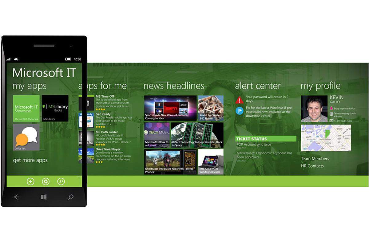 Für Unternehmen hat Microsoft nun Funktionen in Windows Phone integriert, die bereits im "großen" Windows üblich sind. Dazu zählt unter anderem die Möglichkeit, das Gerät zu verschlüsseln oder es von Systemadministratoren fernsteuern zu lassen.