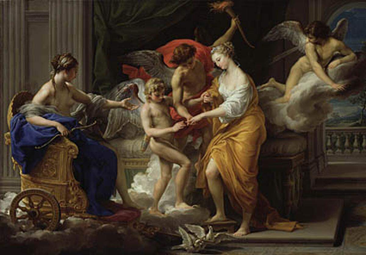 ... und Berlin eine "Hochzeit von Amor und Psyche" des römischen Malers Pompeo Batoni aus dem 18. Jahrhundert. Pompeo Batoni: "Hochzeit von Amor und Psyche", 1756