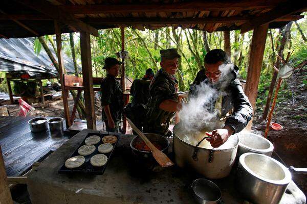 Lager wie jenes der 51. Einheit der FARC in Cordillera Oriental werden bald der Vergangenheit angehören.