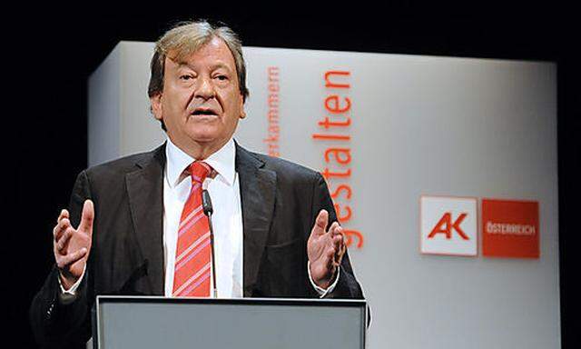 Archivbild: Herbert Tumpel bei einem Festakt im Oktober 2011