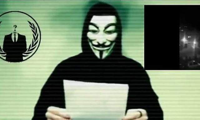 Anonymous ruft in einem Video zu Cyberangriffen gegen den IS auf.