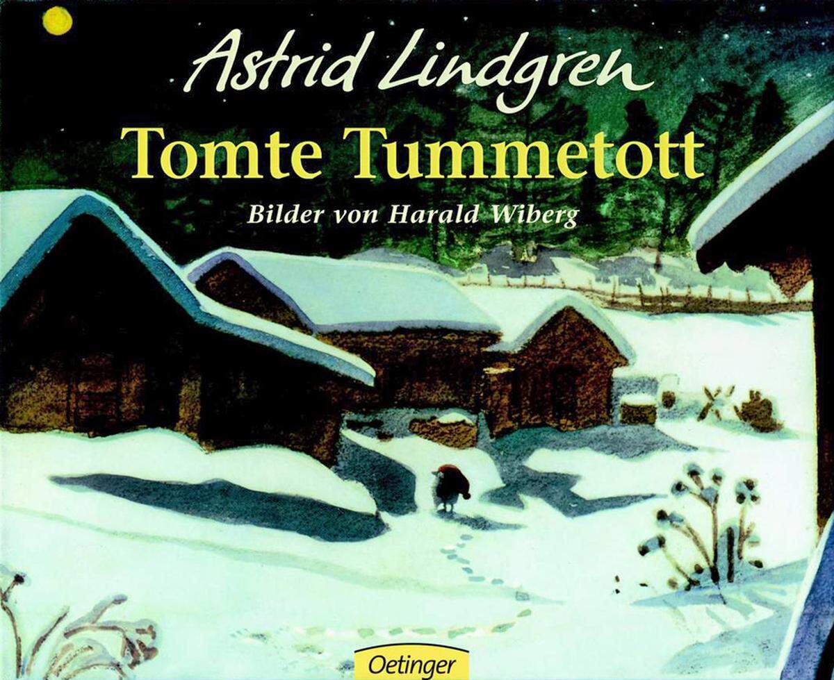 Astrid Lindgren hat mehrere Bücher geschrieben, die Weihnachtszauber verbreiten. Die Geschichte des Wichtels Tomte Tummetott ist die leiseste. Es gibt darin weder ein Christkind noch Geschenke oder Kekserlduft - aber dafür ein sehr kleines Wesen, das Jahr auf Jahr sachte über allem wacht.Oetinger Verlag. Ab vier Jahren.