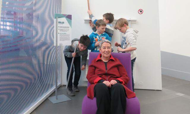 Margit Fischer im Ringturm – die Enkel experimentieren gerade anderswo.