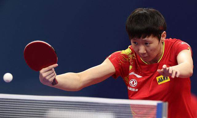 Weltmeisterin Wang Manyu