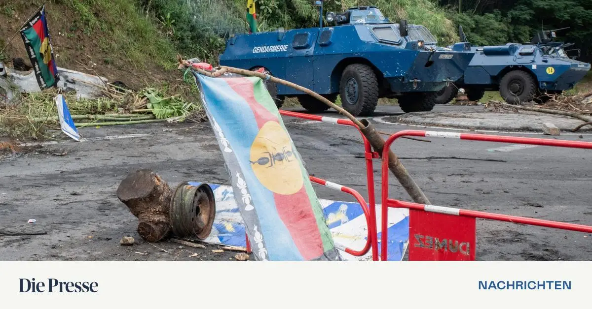 Unrest in New Caledonia: Police remove barriers in front of the airport