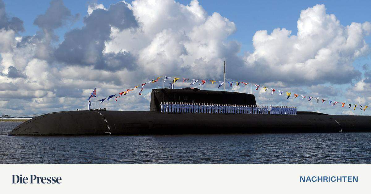 Das verschwundene russische U-Boot mit angeblicher