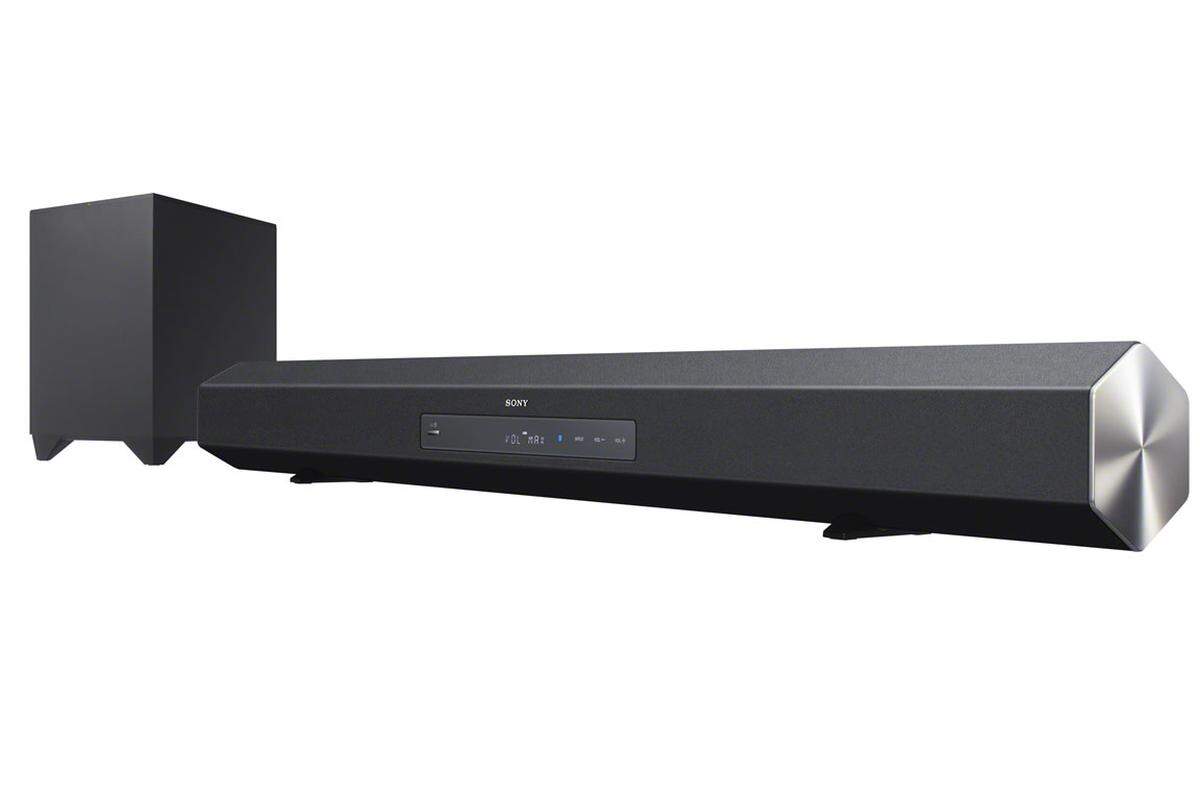 Fernseher werden immer flacher, deswegen müssen es auch Soundsysteme werden. Sonys HT-CT260 Surround Sound Bar soll nach Herstellerangaben für räumlichen Klang sorgen, ohne dabei das Wohnzimmer allzu sehr zu blockieren.