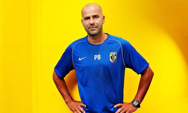 Peter Bosz during the presentation of Peter Bosz as new coach of Vitesse Arnhem on June 20 2013 at