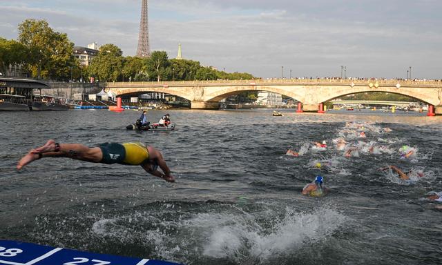 Schwimmen vor traumhafter Kulisse, das verspricht Olympia in Paris. Nur, ist die Seine sauber genug?