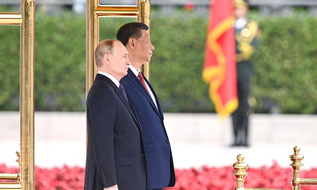 Russlands Präsident Wladimir Putin und der chinesische Staatschef Xi Jinping.