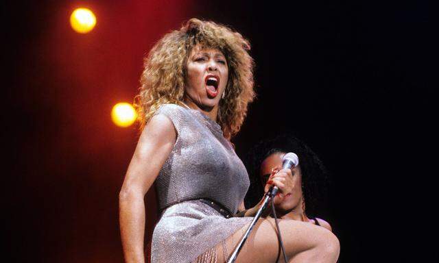 Tina Turner 1990 in Berlin.