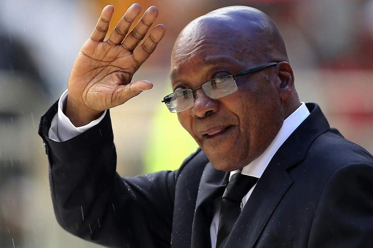 In übergroßen Fußstapfen: Südafrikas gegenwärtiger Präsident Jacob Zuma.