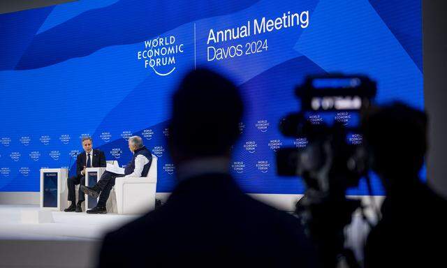 US-Außenminister Antony Blinken in Davos.