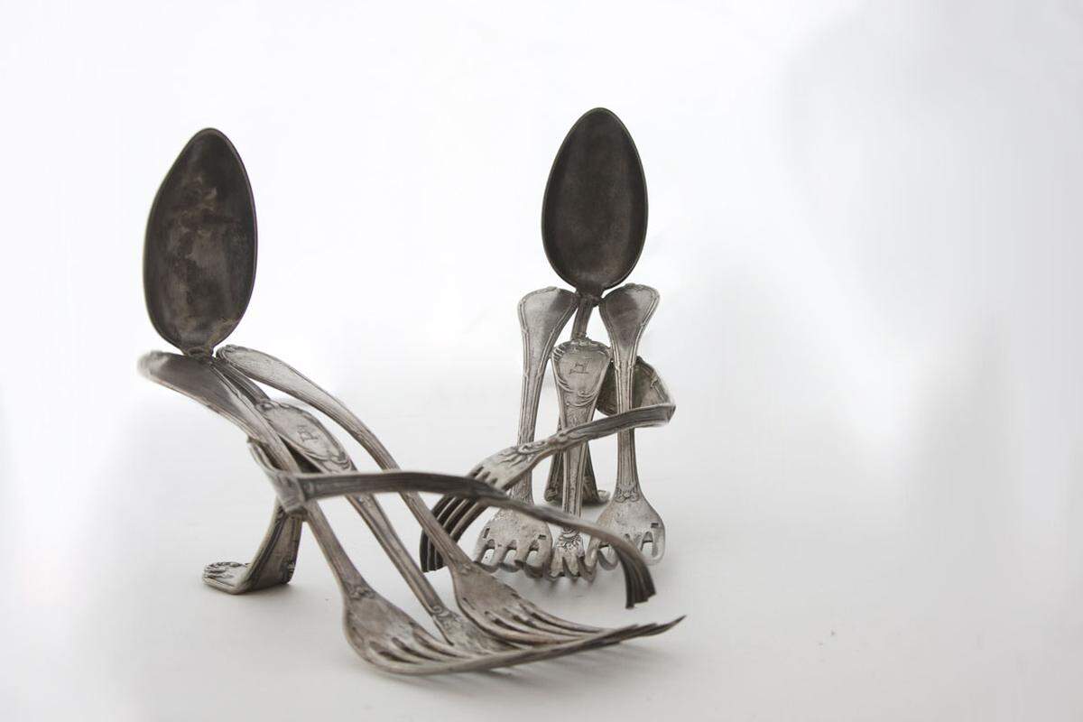 Lauren Johnstone, "Cutlery Shoe", Belgien 2011.