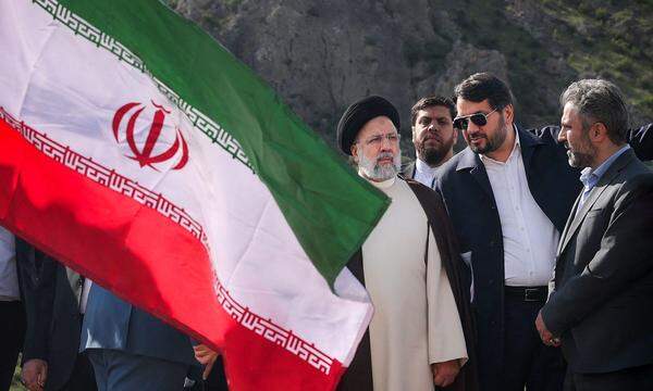 Irans verstorbener Präsident Ebrahim Raisi bei seinem letzten öffentlichen Auftritt.