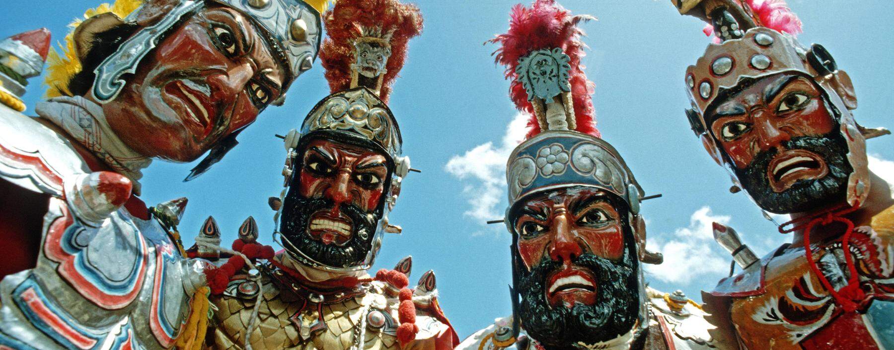 Keine Angst vor alten Römern: Bei den Moriones-Feiern auf den Philippinen schlüpfen die Teilnehmer in der Osterwoche in historische Kostüme.