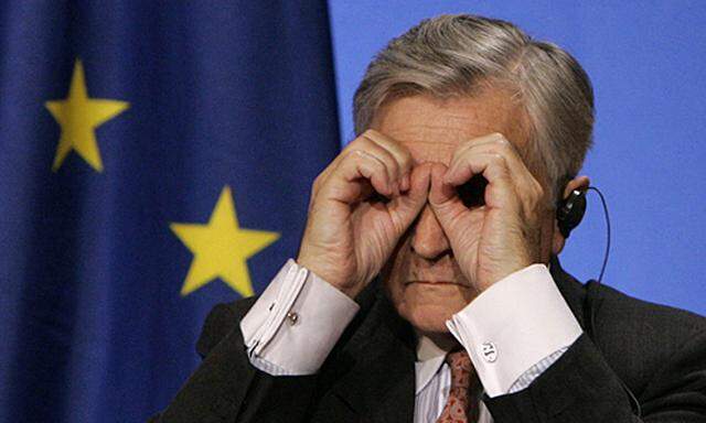 Die EZB (im Bild Chef Trichet) und die EU suchen einen Ausweg aus der Griechenland-Krise.