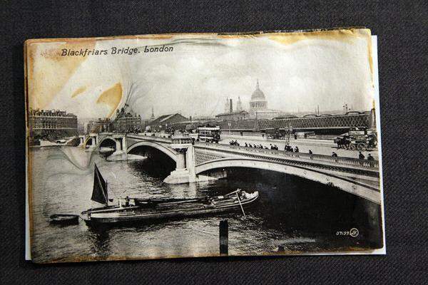 Diese Postkarte gehörte Edgar Samuel, einem Passagier der zweiten Klasse.
