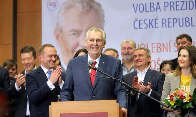 Miloš Zeman gelang es in der Stichwahl, viele Nichtwähler zu mobilisieren.