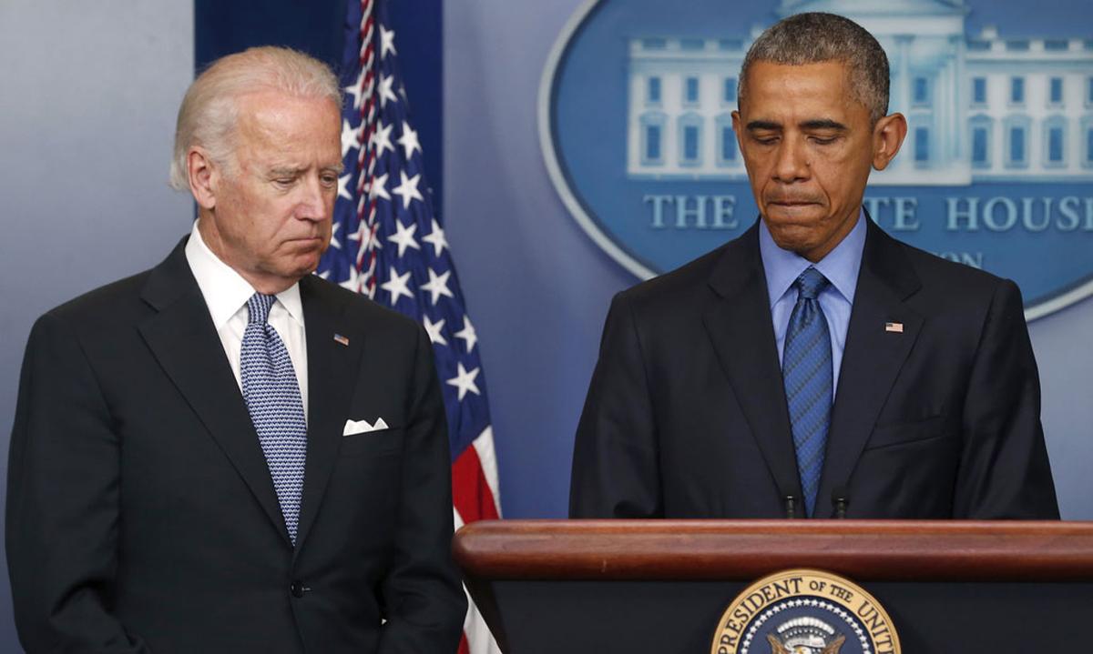 US-Vizepräsident Joe Biden mit Präsident Barack Obama