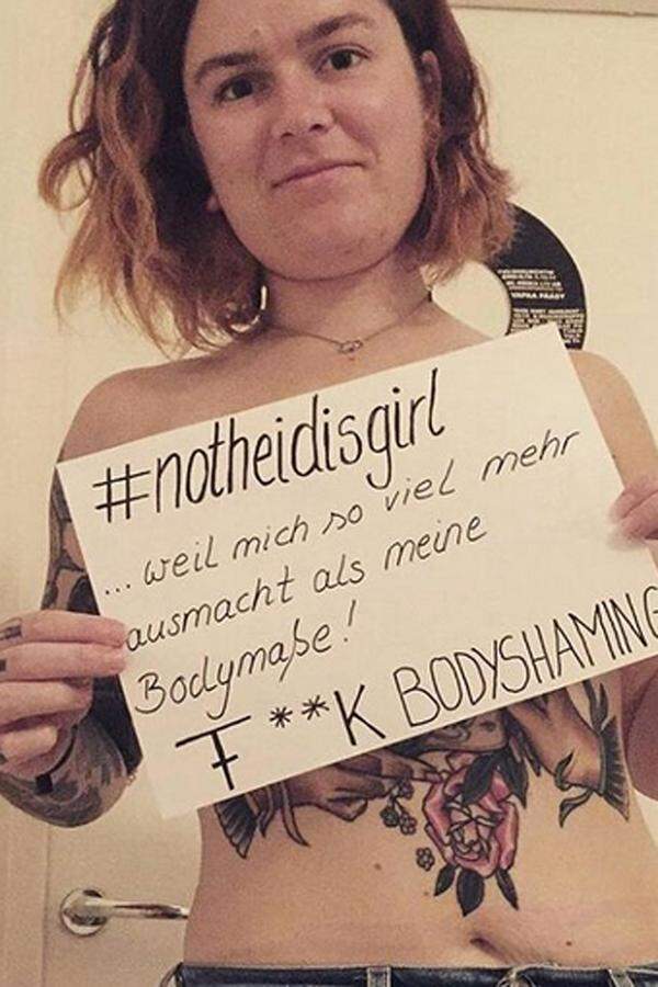 "Weil mich so viel mehr ausmacht als meine Bodymaße", weiß auch diese Instagram-Nutzerin.
