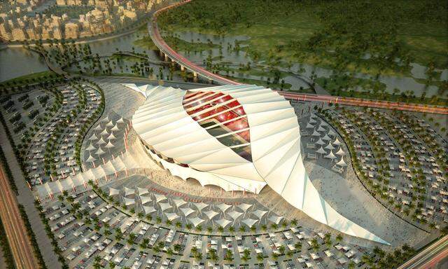 Geplantes Stadion in Katar