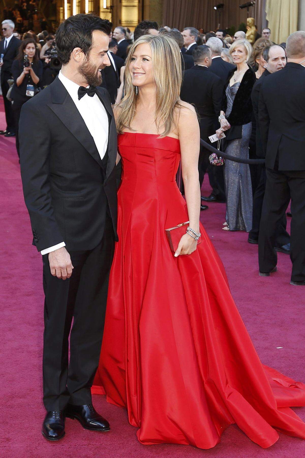 Jennifer Aniston samt Verlobtem Justin Theroux.