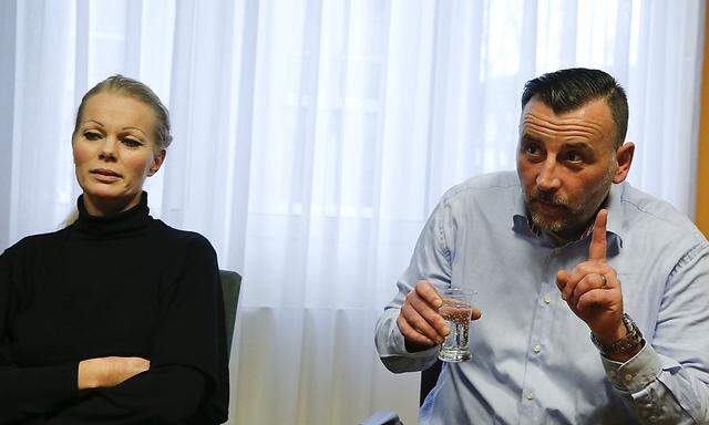 Pegida-Aktivisten Oertel und Bachmann