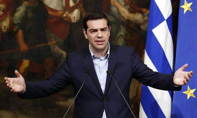 Griechen-Premier Alexis Tsipras bei seiner Goodwill-Tour durch Europa
