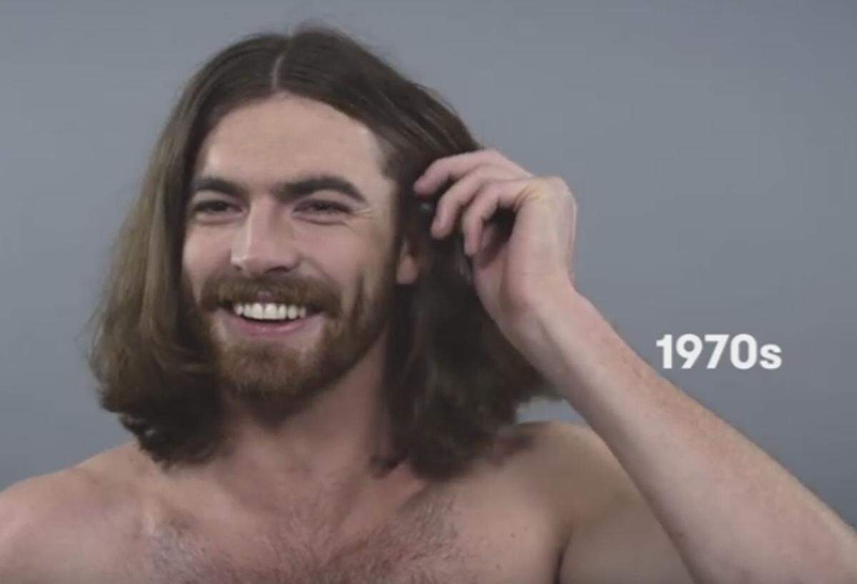Der Hippie-Bewegung wurde in den 70ern mit langen Haaren und Vollbart Tribut gezollt.
