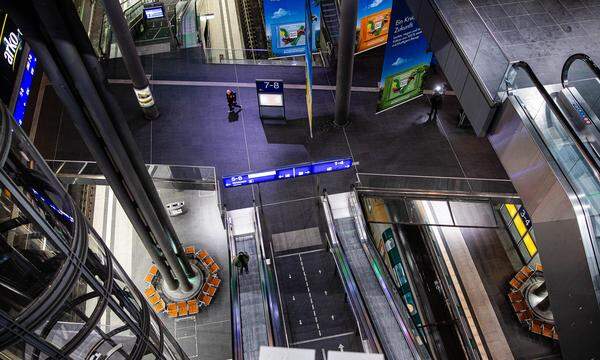 Wieder einmal leerten sich die deutschen Bahnhöfe am Mittwoch wegen eines Streiks. 