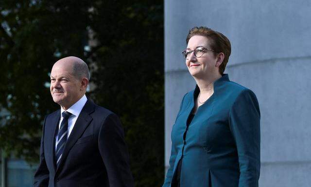 In der Regierung statt im SPD-Vorsitz: Olaf Scholz und Klara Geywitz.