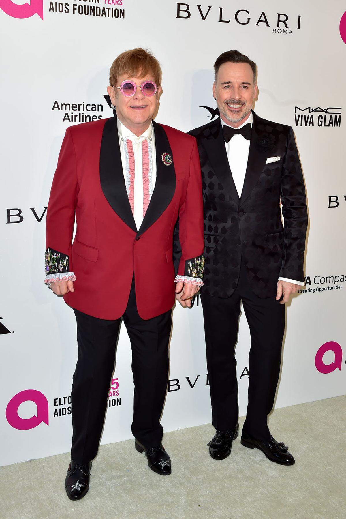 Elton John lud zusammen mit seinem Ehemann David Furnish zur Gegenveranstaltung, der AIDS Foundation Oscar Party.