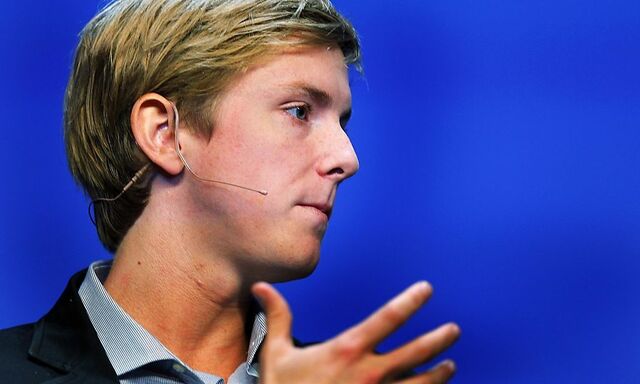 Chris Hughes, co-founder of Facebook, speaks at the Charles Schwab IMPACT 2010 conference in Boston