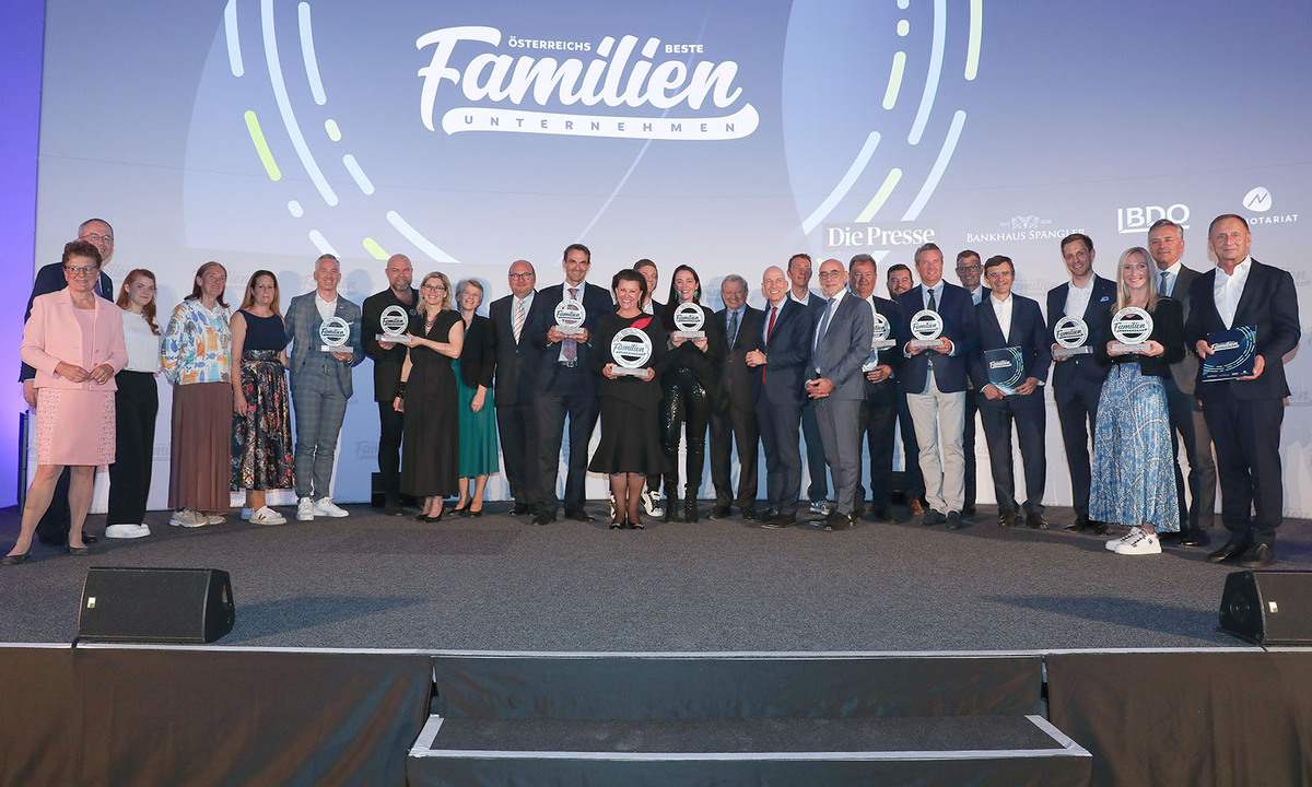 Die ausgezeichneten Sieger.