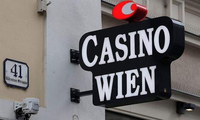 Schriftzug Casino Wien, Kärntner Straße 41.