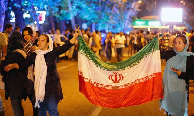 IRAN NUCLEAR TALKS SANCTION CELEBRATION