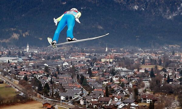 Stefan Kraft bei der Quali in Garmisch-Partenkirchen