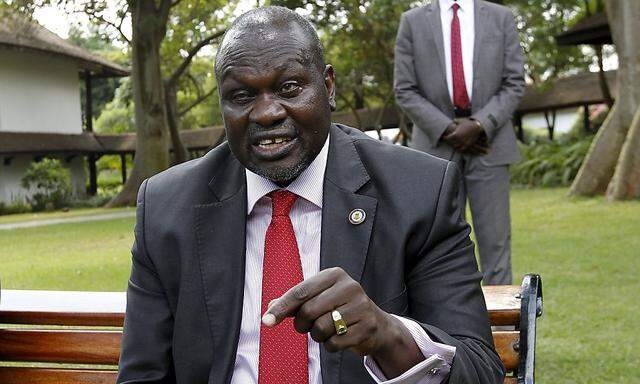 Ist Riek Machar (im Bild) noch der Anführer der Rebellen? Präsident Kiir lässt Zweifel anklingen und begründet damit das Ende der Friedensgespräche.