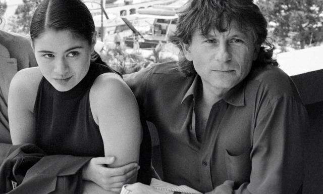 Roman Polanski und Charlotte Lewis 1986.