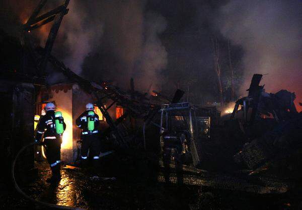 Insgesamt standen 80 bis 90 Mann im Einsatz. Darunter befand sich auch der Atemschutztrupp der Wiener Feuerwehr.