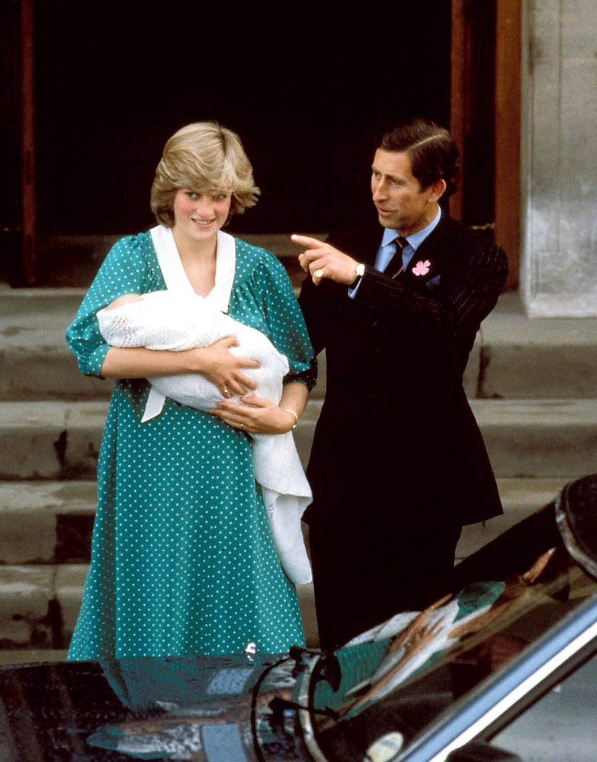 Pünktchen kamen auch bei Prinzessin Diana nach der Geburt von Prinz William 1982 gut an.