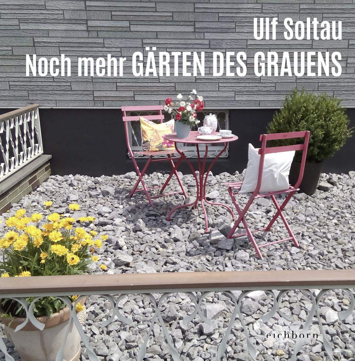 Der Nachfolgeband von "Gärten des Grauens" ist kürzlich im Eichborn Verlag erschienen: "Noch mehr Gärten des Grauens" von Ulf Soltau (2021). Ca. 128 Seiten, ab 14,40 Euro.