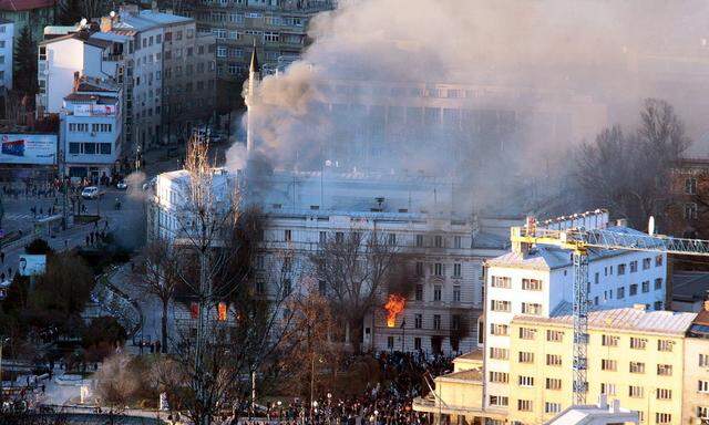 BOSNIA PROTEST SARAJEVO