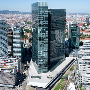 Der Immofinanz-Firmensitz im Wiener Twin Tower.