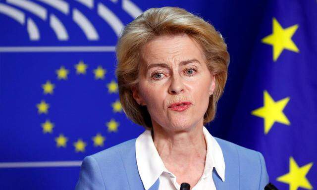 Ursula von der Leyen warb im Europäischen Parlament mit durchwachsenem Erfolg um Zustimmung.