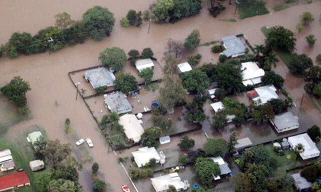 Australien Hochwasser Wuestenkontinent