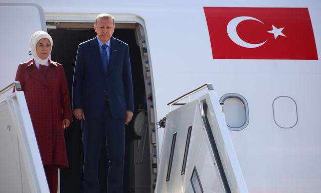 Erdogan und seine Frau Ermine