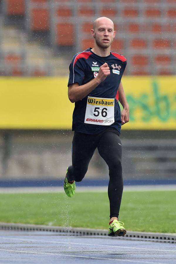 Alter: 27 Jahre  800 Meter Persönliche Bestleistung: 1:46,65 Minuten  Um ganze neun Hundertstel unterbot der Kärntner das Limit für die 800 Meter-Distanz. Mit 1,47,71 Minuten liegt er in Europa auf Rang 72.
