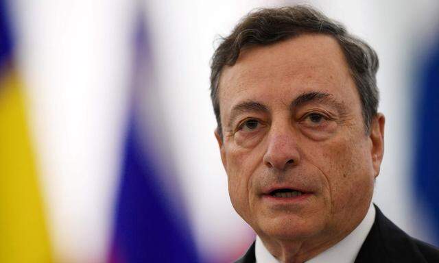 EZB-Präsident Mario Draghi sieht die Rückkehr Inflation.